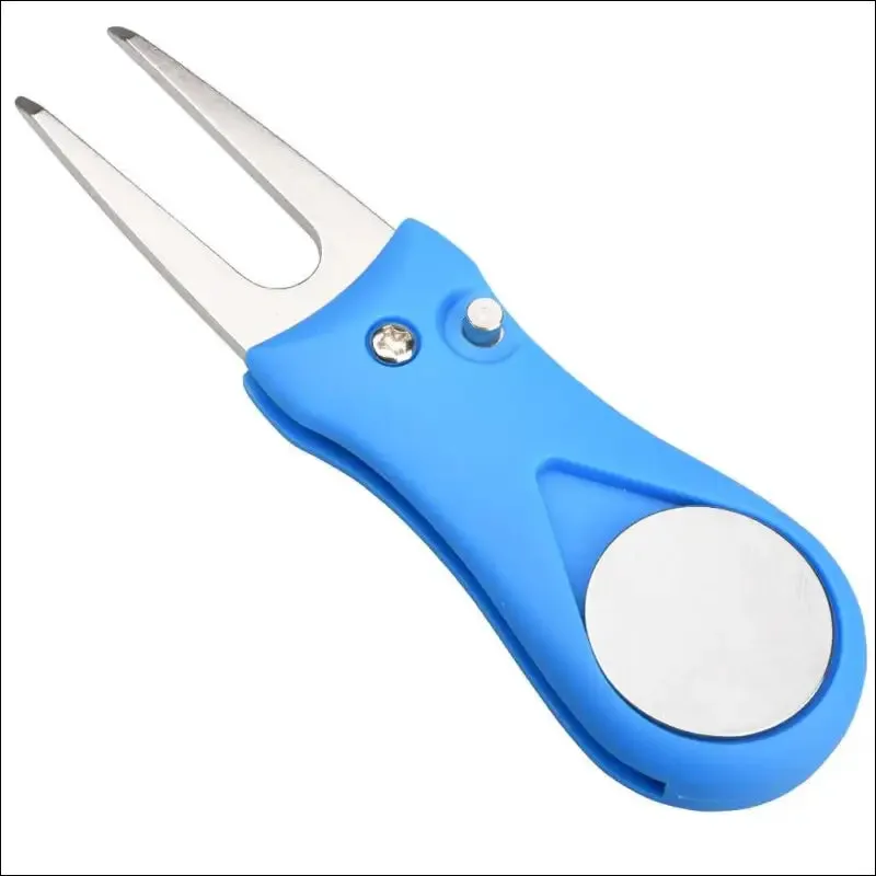 1 pcs golf divot tool repair switchblade tool pitch groove cleaner
