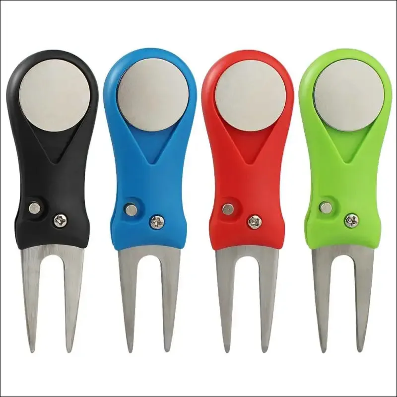 1 pcs golf divot tool repair switchblade tool pitch groove cleaner