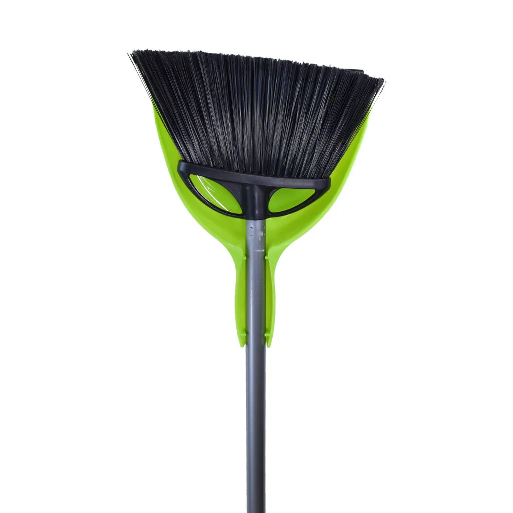 10 Inch Angle Broom With 9 Inch E-Z Clean Dustpan Combo - Sold By The Case