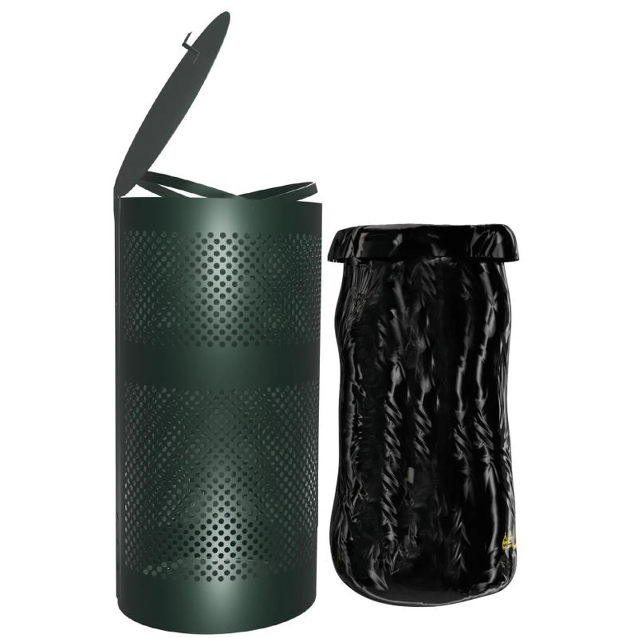 11.5 Gallon Stainless Steel Outdoor Trash Can