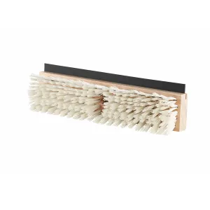 12 Inch Poly Fiber Deck Scrub Head With Squeegee - Sold By The Case