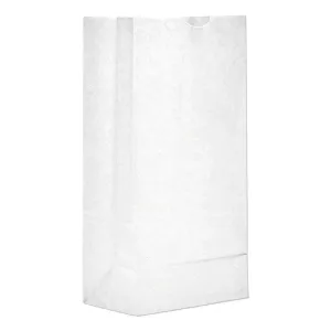 #12 White Paper Bag - 12 Pound - (500 - 10,000 Count)
