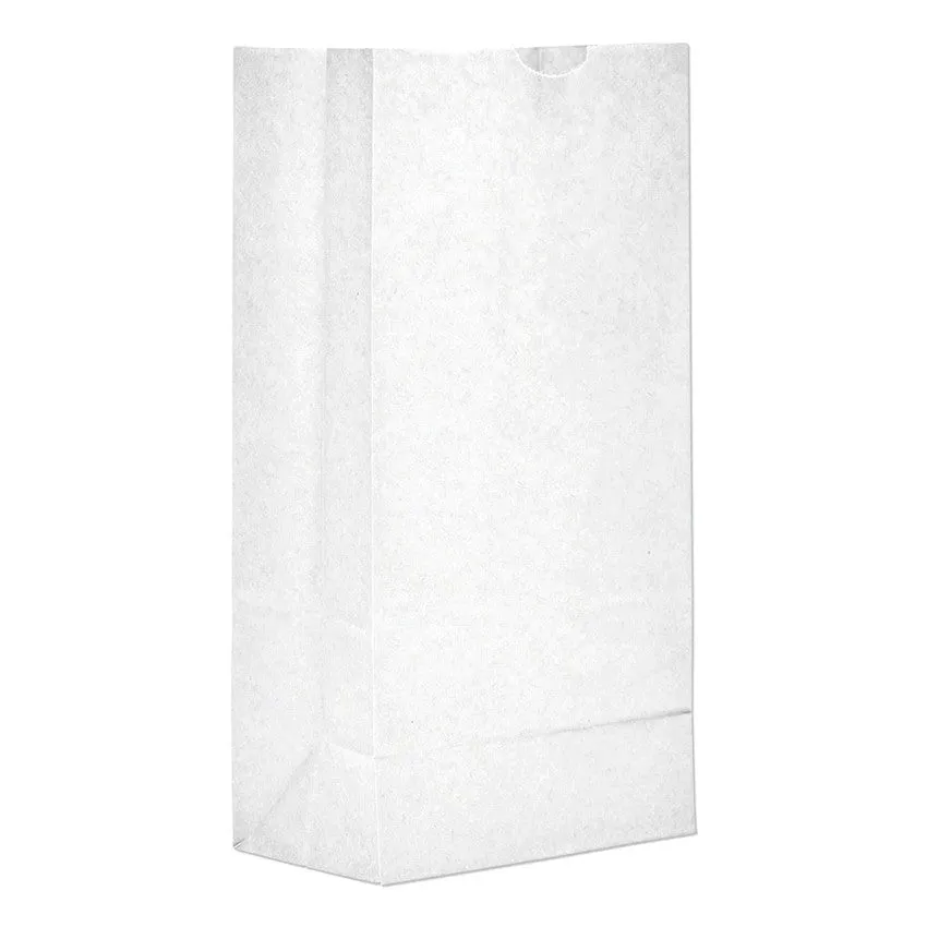 #12 White Paper Bag - 12 Pound - (500 - 10,000 Count)