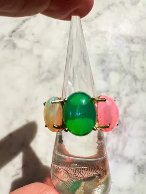 14K Chunky Opal Ring