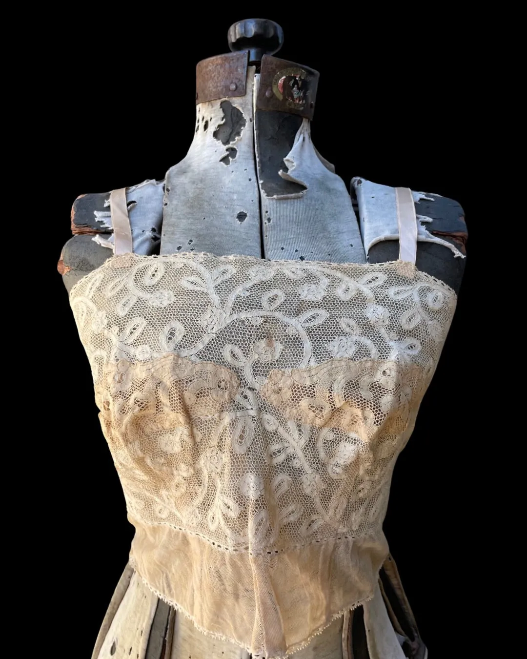 1920s Ecru Lace Camisole