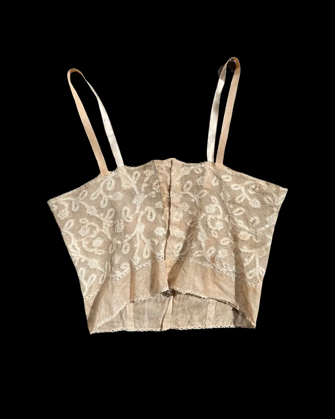 1920s Ecru Lace Camisole
