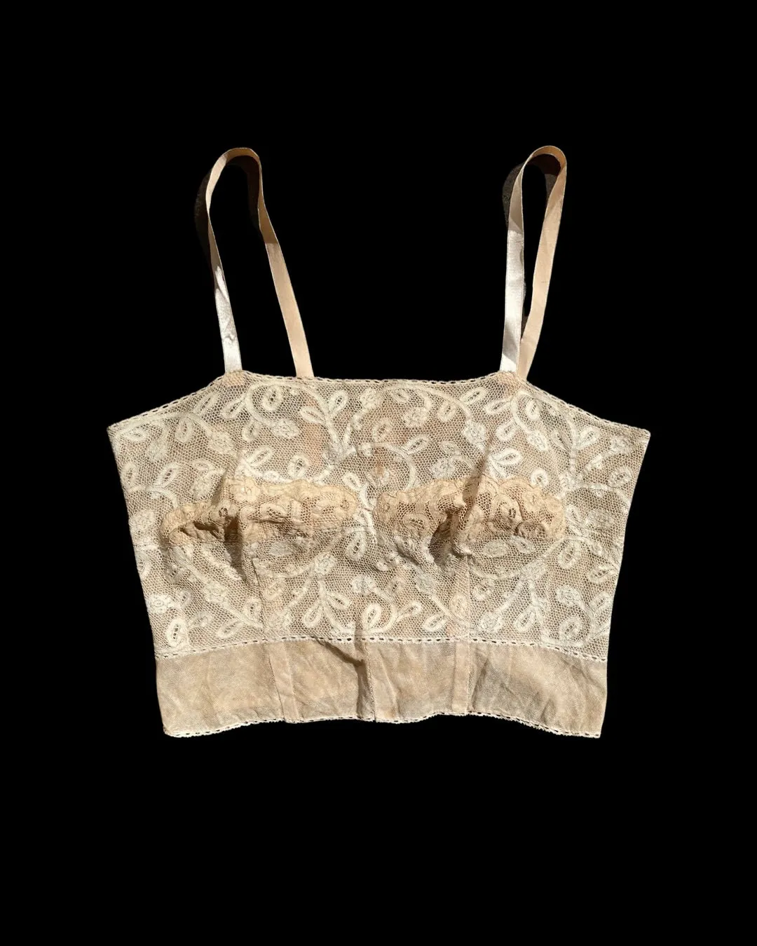 1920s Ecru Lace Camisole