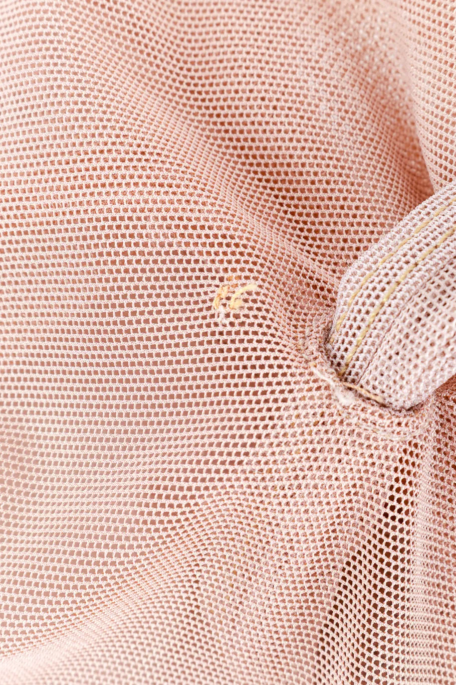 1999 S/S Asymmetric Sleeveless Mesh Top