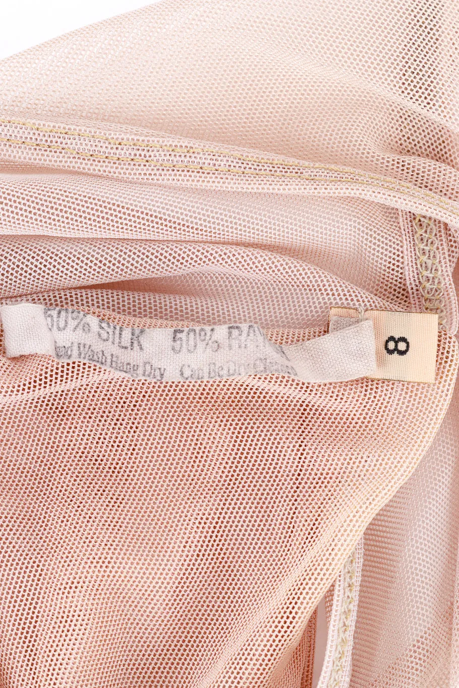1999 S/S Asymmetric Sleeveless Mesh Top