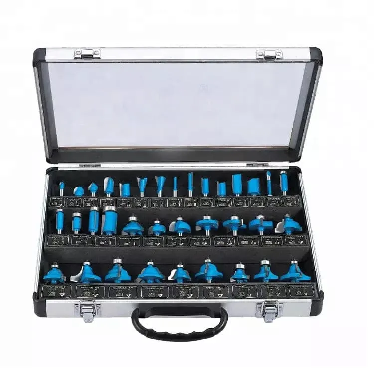 35 piece  Shank Router Bit Set With Case
