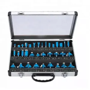 35 piece  Shank Router Bit Set With Case