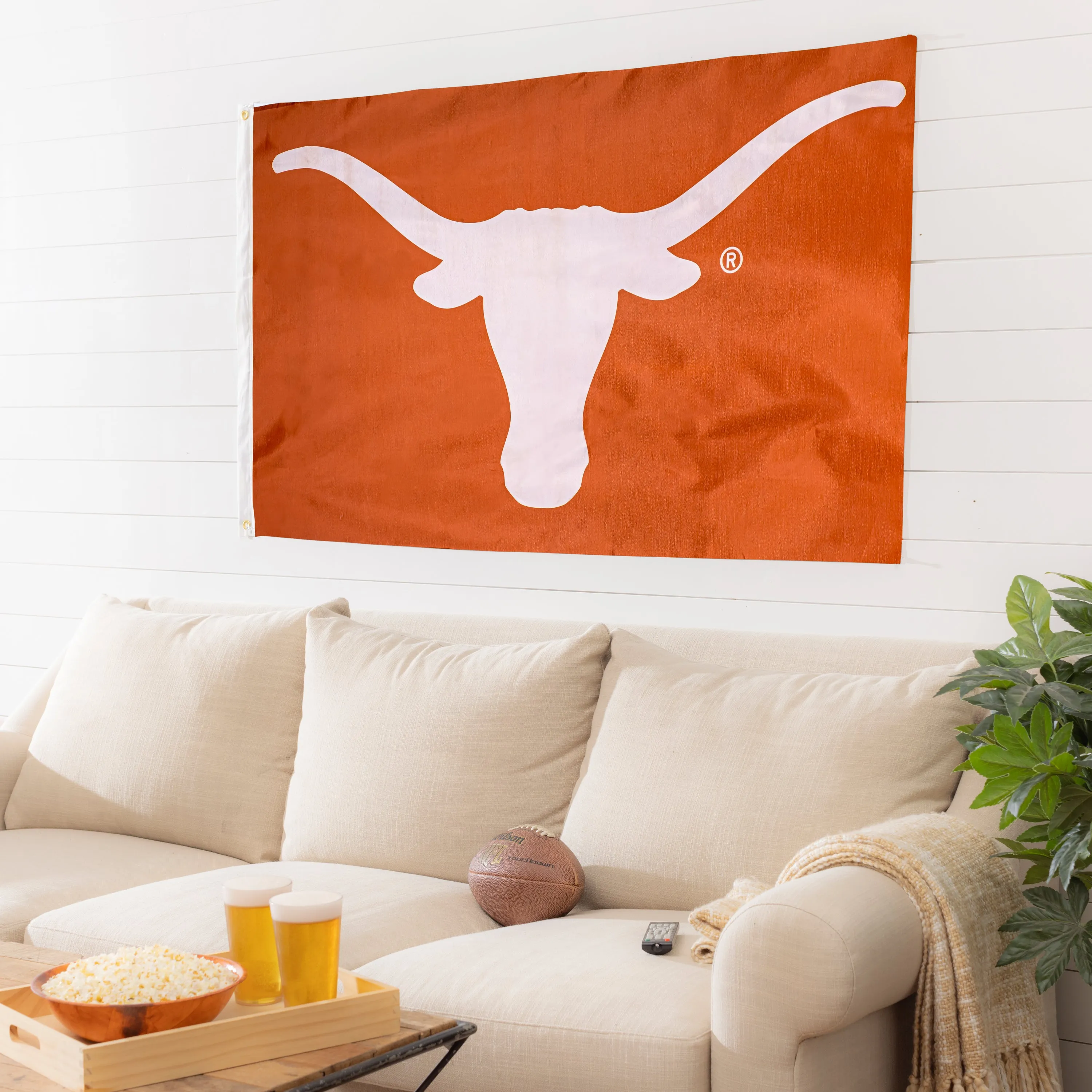 3'x5' Single Sided Flag w/ 2 Grommets, University of Texas,35234