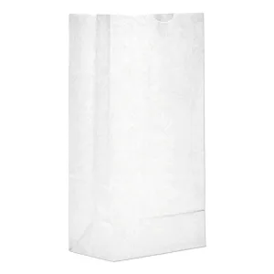 #8 White Paper Bag - 8 Pound - (500 - 10,000 Count)