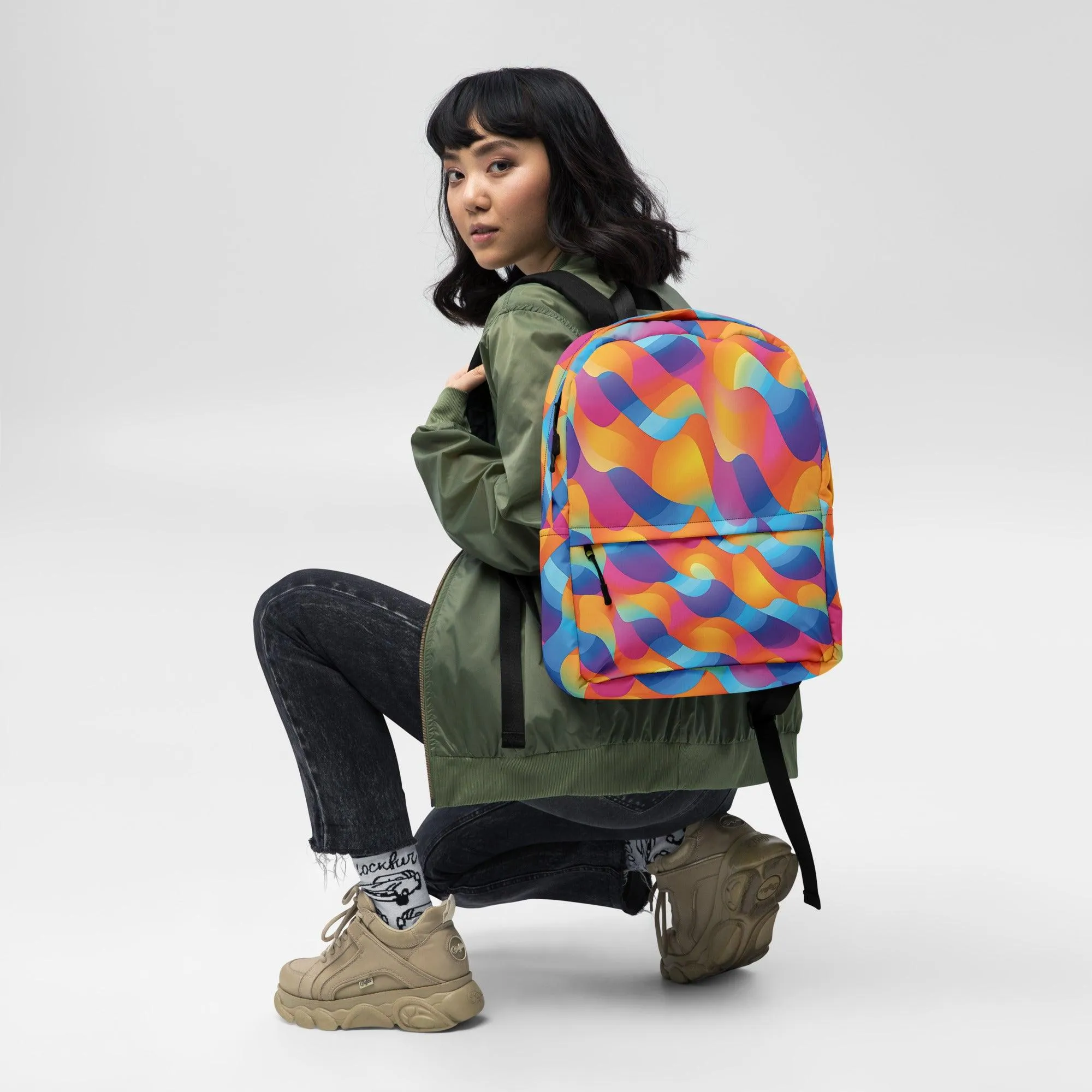 Abstract Rave Backpack - Your Ultimate Festival Companion