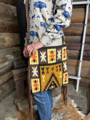 ADBGA218A Saddle Blanket Large Crossbody