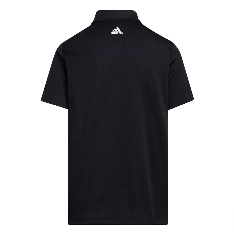 adidas Junior Three Stripe Polo Shirt