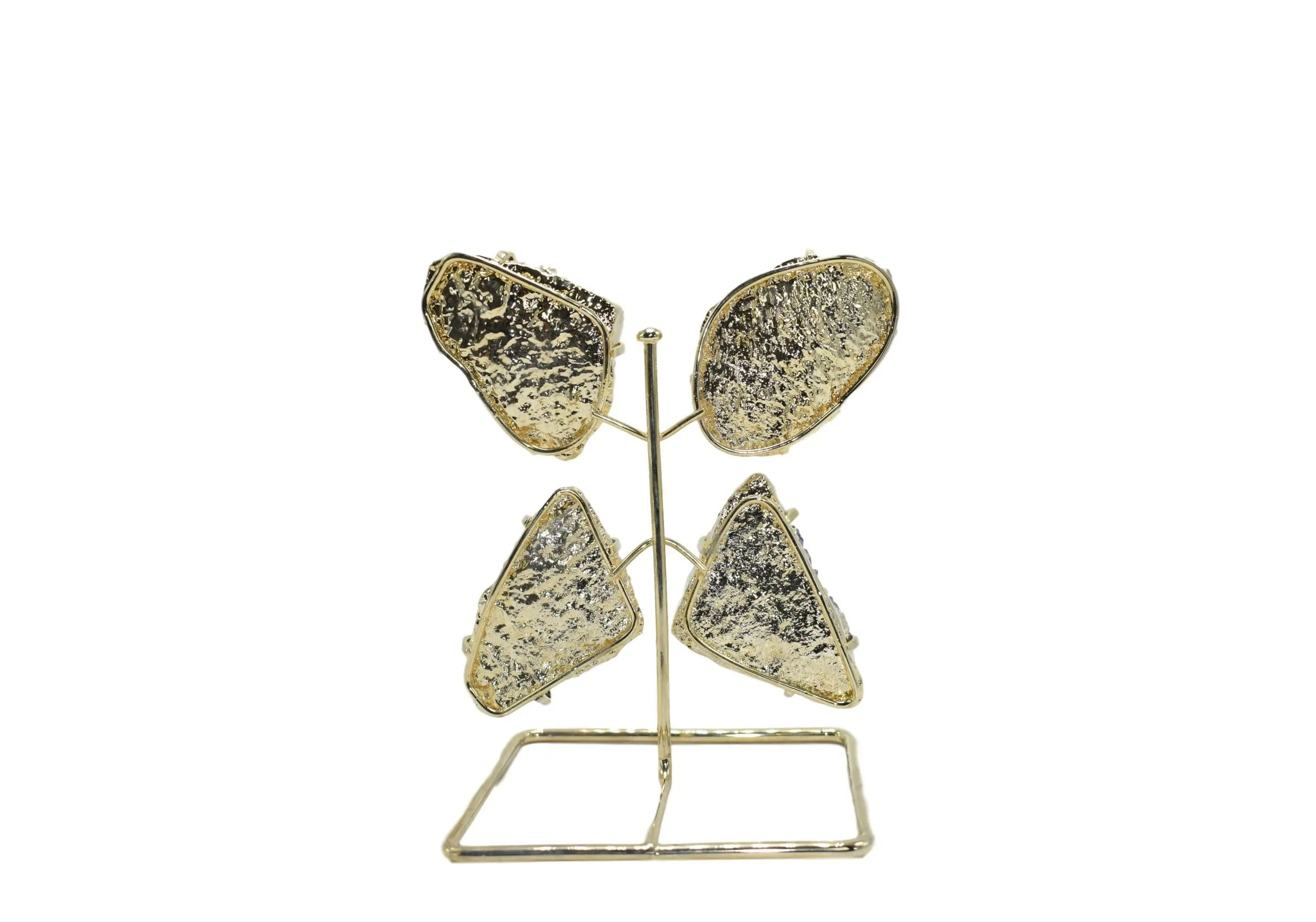 Amethyst Butterfly on Wire Stand