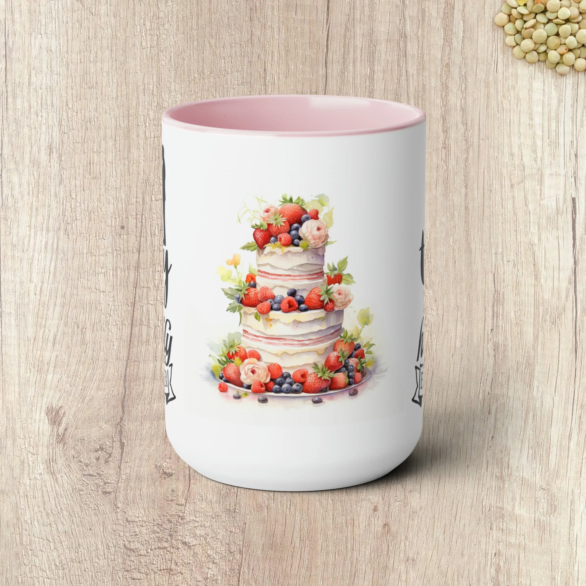 AND THEY LIVED HAPPILY EVER AFTER - Two-Tone Coffee Mug - 15oz - 5 Color Options