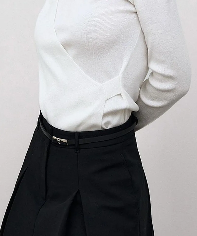 Anell Golf Heritage Mini Belt - Black