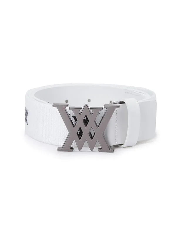 ANEW Golf: Broly Webbing Belt - White