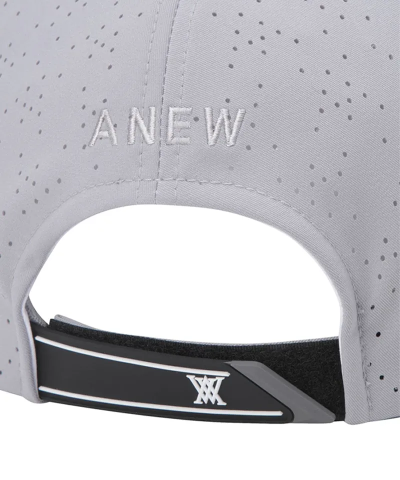 Anew Golf Uni Black Finish Punching Cap - Gray