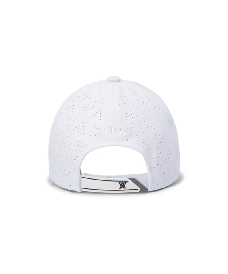 Anew Golf Uni Black Finish Punching Cap - White