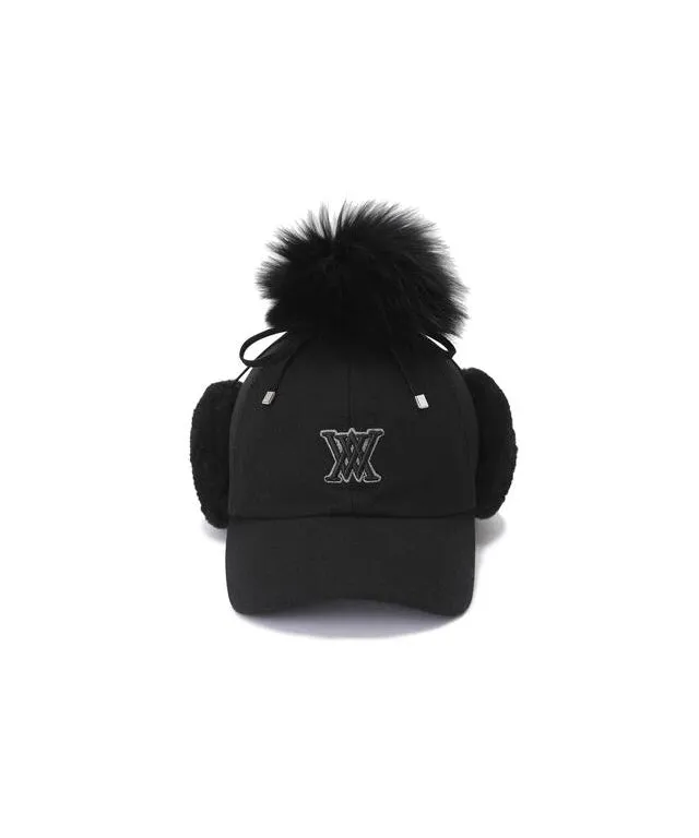 ANEW Golf: Women's Wool Knit Ball Cap - Black