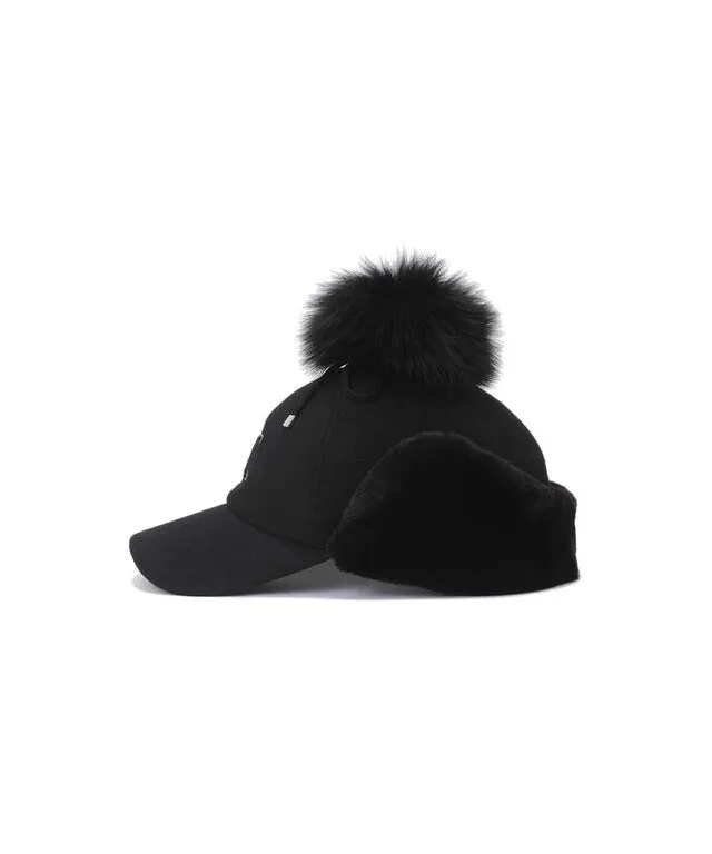 ANEW Golf: Women's Wool Knit Ball Cap - Black