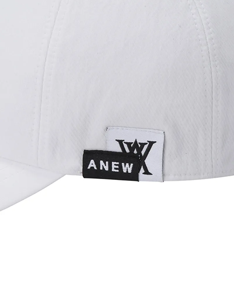 Anew Unisex Applique Cap - White