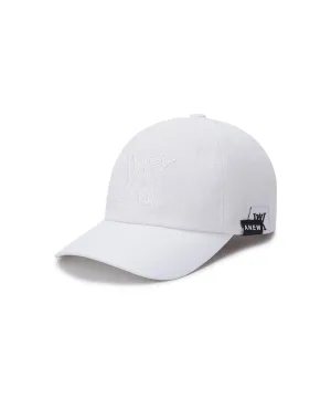 Anew Unisex Applique Cap - White