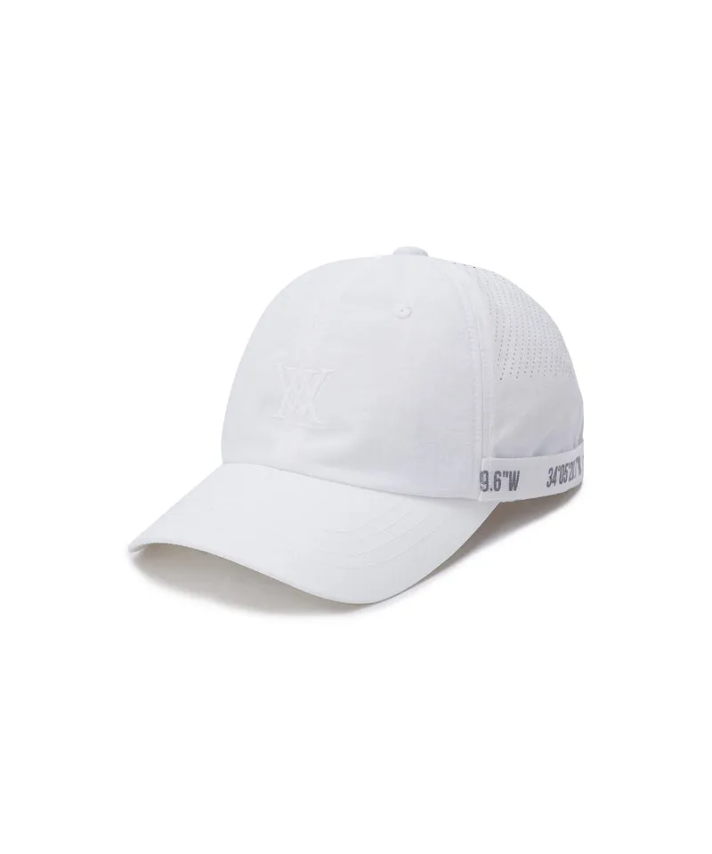 Anew Unisex Strap Cap - White