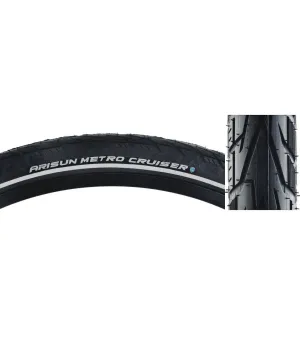 Arisun Metro Cruiser Reflective Hybrid Tyre 700 x 38c - Kevlar Puncture Protection