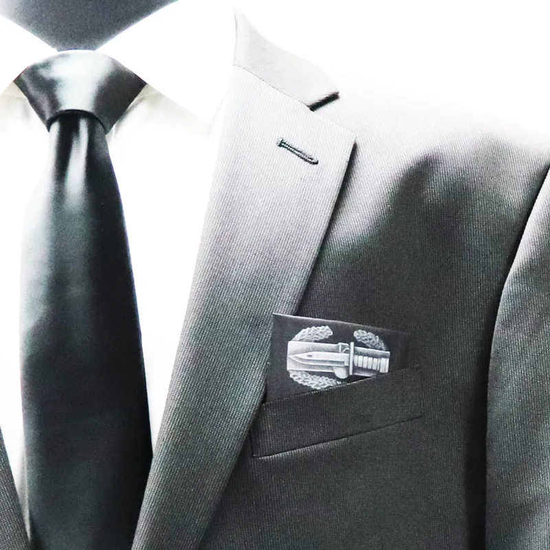 Army Combat Action Badge Pocket Square