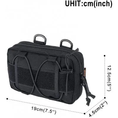Army Life Kuwait EDC Tool Bag with Shoulder Strap Black