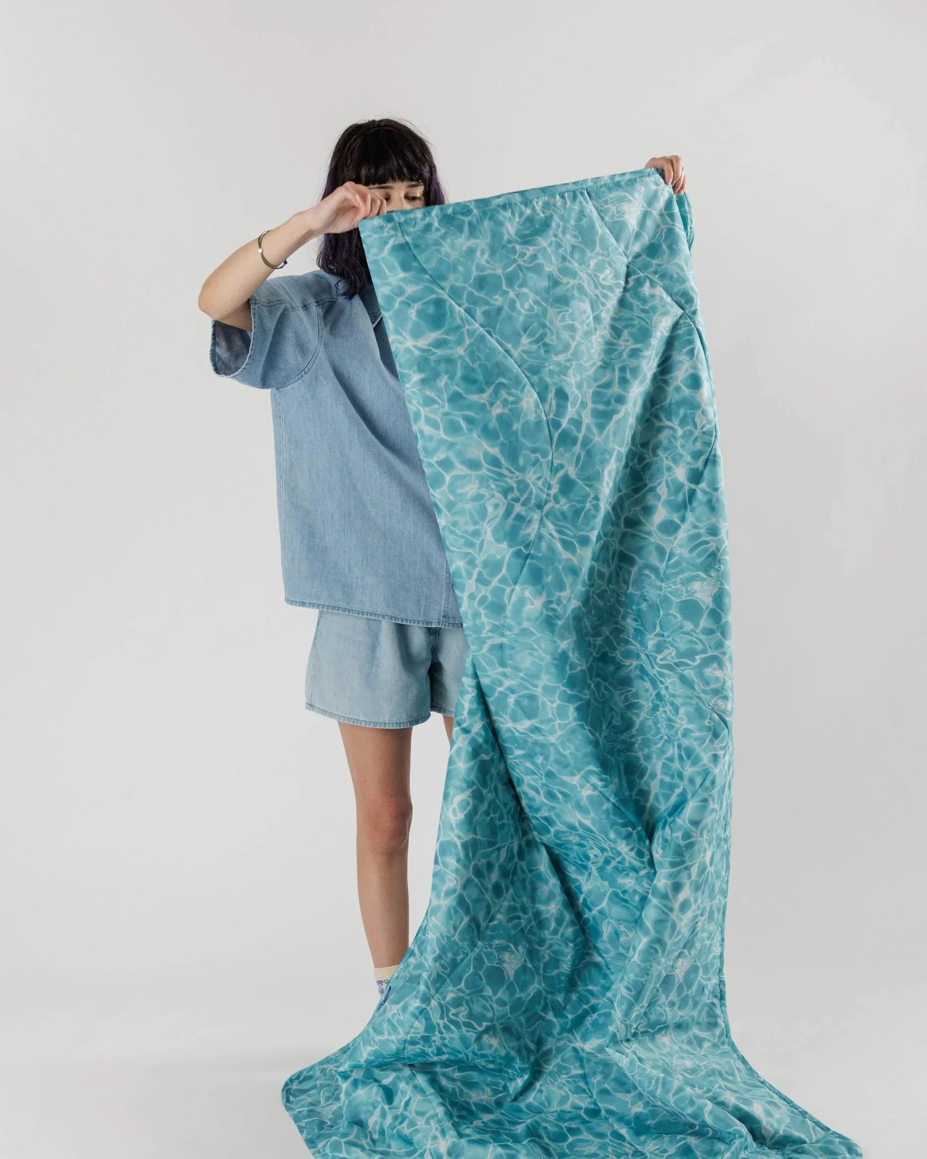 Baggu Puffy Picnic Blanket - Pool