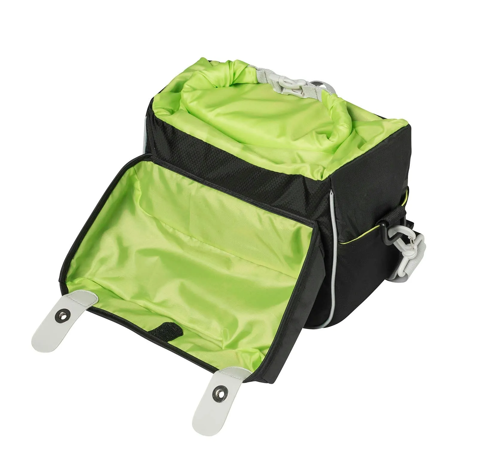 Basil Miles Handlebar Bag 6L Black Lime
