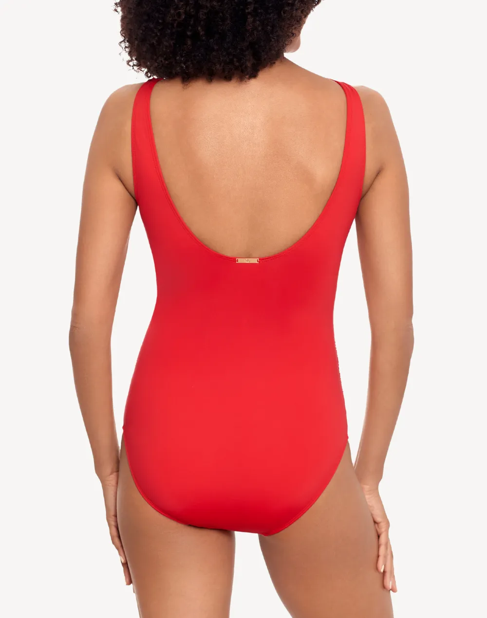 Beach Club Solids Ruffle Underwire One Piece