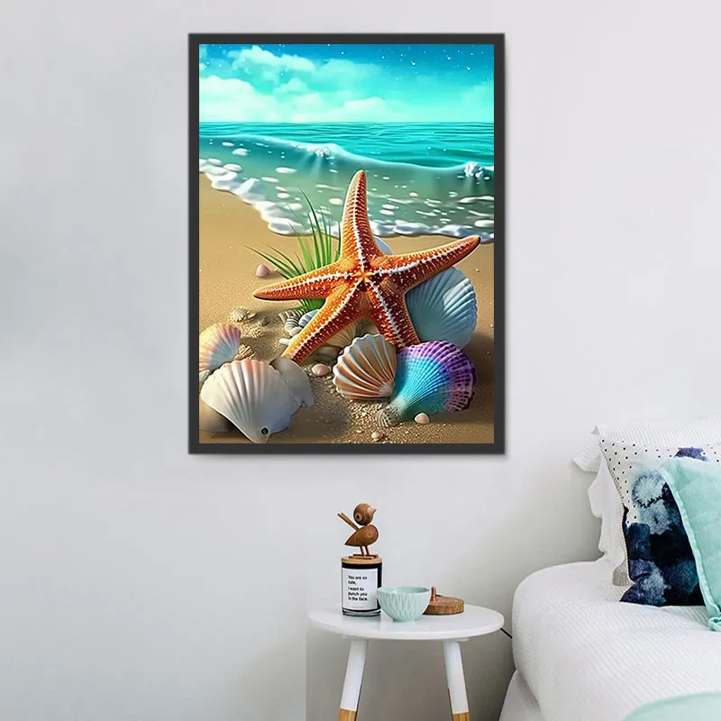 Beach Paint By Numbers Kits UK MJ8524