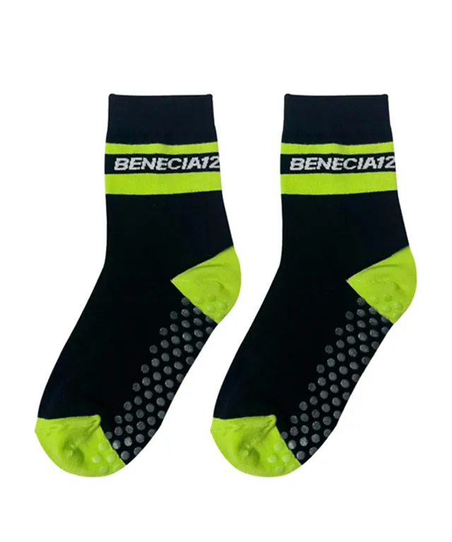 BENECIA 12 Non-Slip Short Socks - 3 pairs multi set
