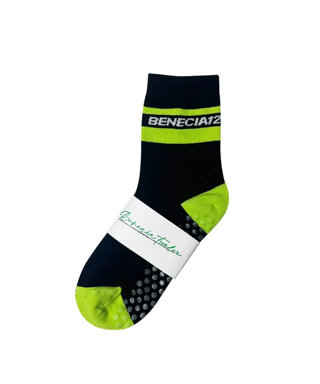 BENECIA 12 Non-Slip Short Socks - 3 pairs multi set