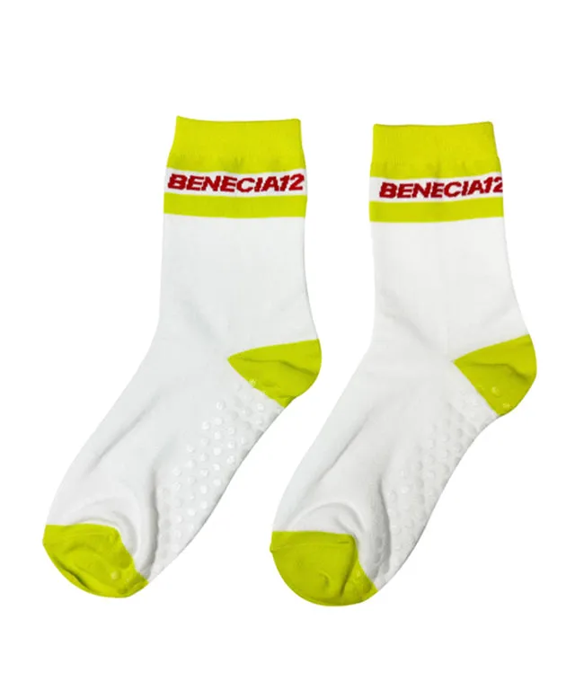 BENECIA 12 Non-Slip Short Socks - 3 pairs multi set