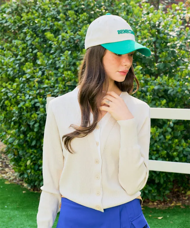 BENECIA 12 Soft Ball Cap Two-Tone - Green