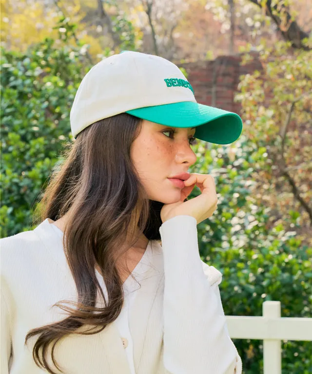 BENECIA 12 Soft Ball Cap Two-Tone - Green
