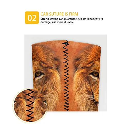 BIGCARJOB Christmas 6 PCS Slim Beer Can Cooler Sleeves, Neoprene Insulated Foldable Stubby Holders Beer Cooler Bags Beer Can Sleeve Covers