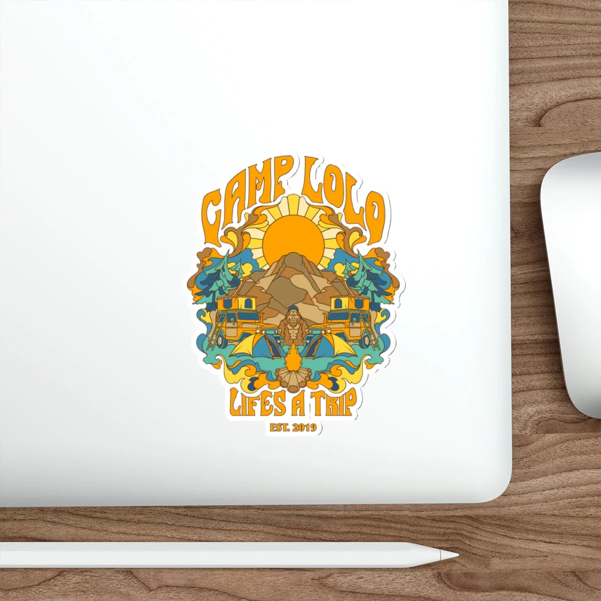 Bigfoot Trippin' Die-Cut Stickers