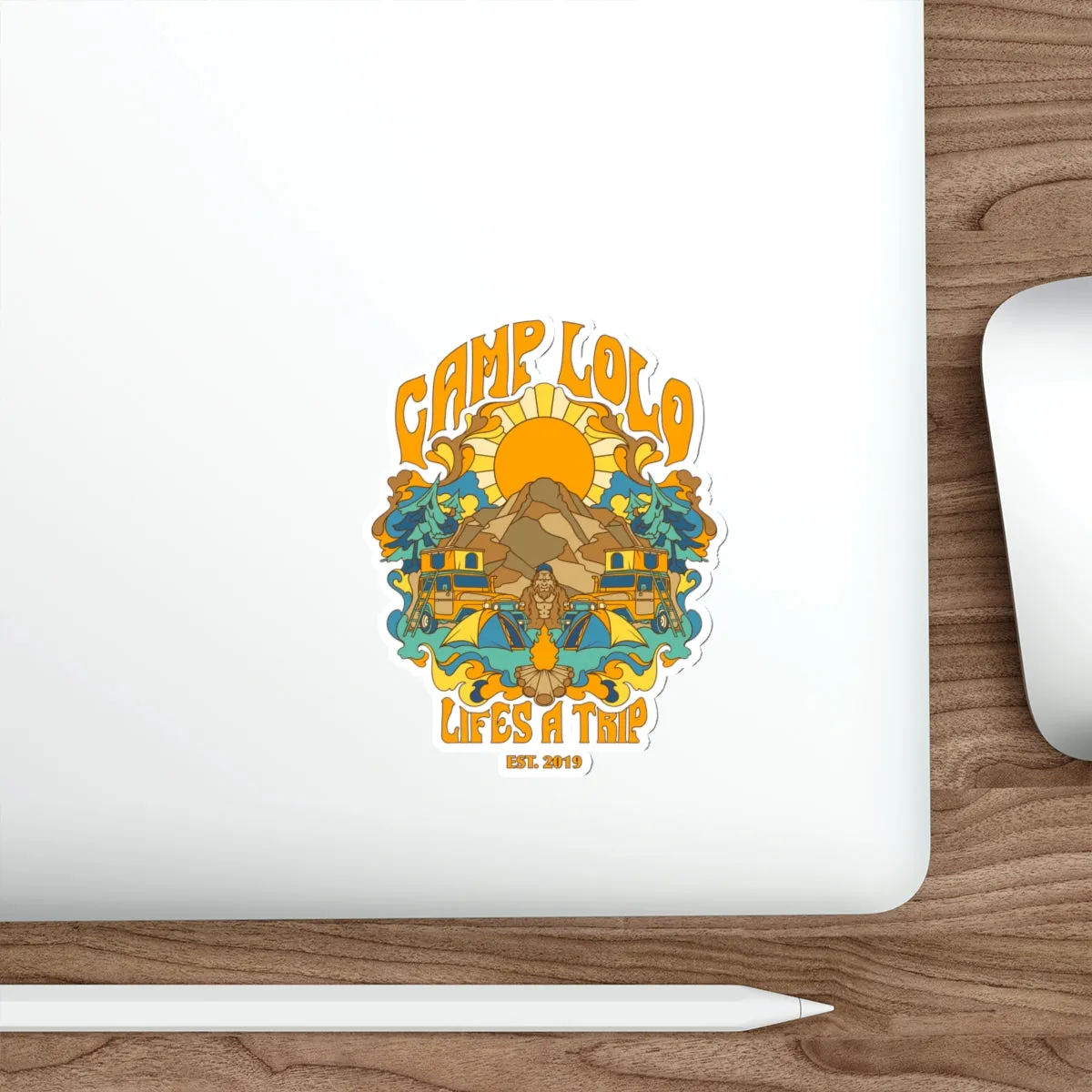 Bigfoot Trippin' Die-Cut Stickers