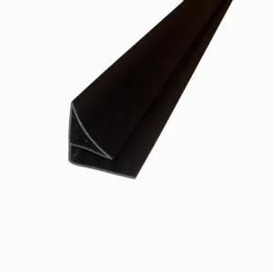 Black Coving Trim For 8mm Wall Ceiling PVC Bathroom Panels 2.6m Long