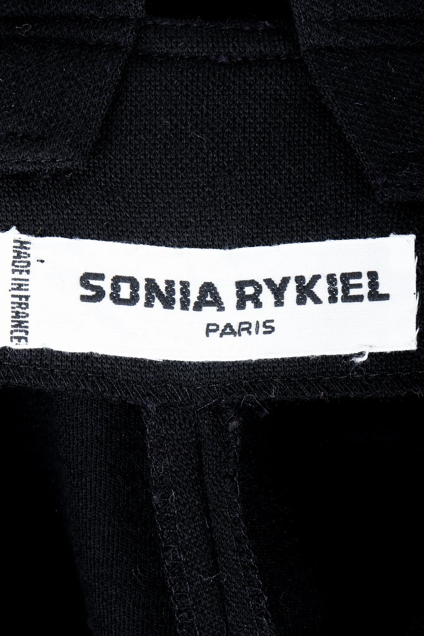 Black Knit Suspender Pant