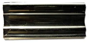 Black Marble Crown Molding 12" Polished Trim