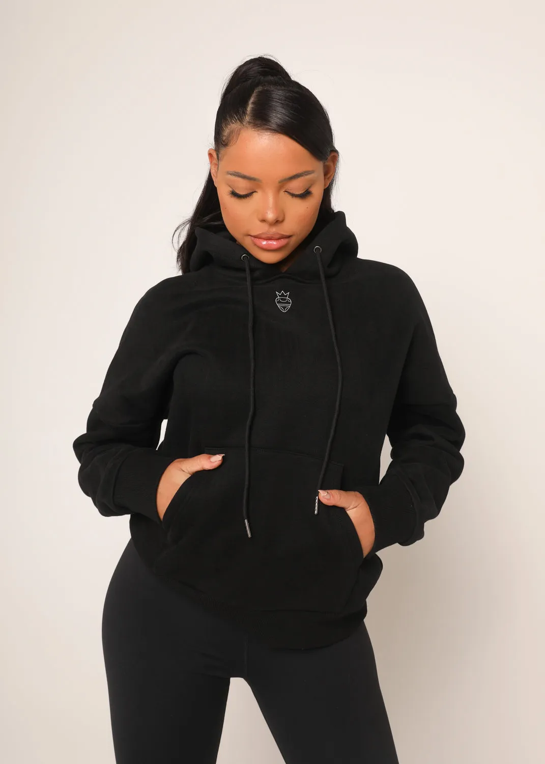 Black Pullover Hoodie